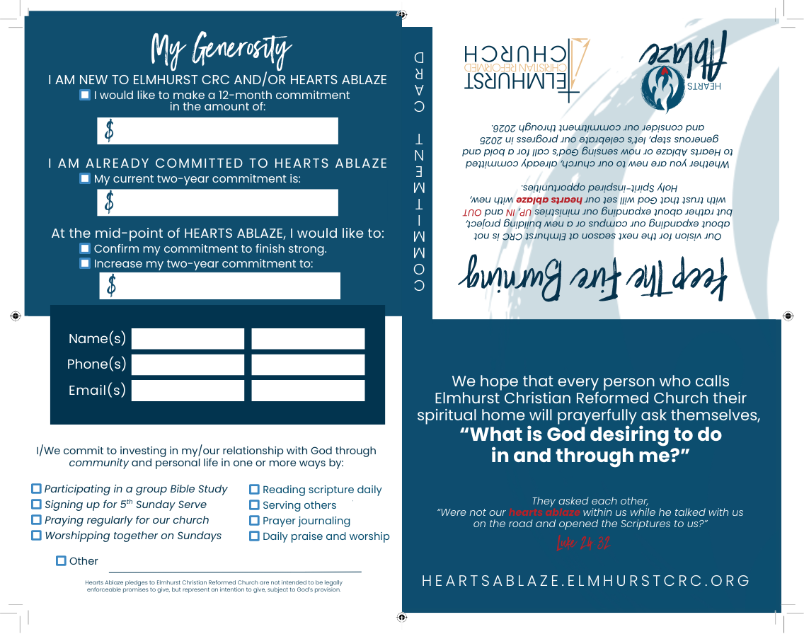 Commitment Card 2025